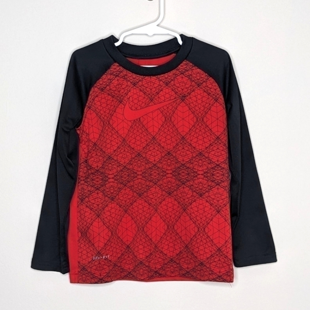 Nike Geometric Athletic Dri Fit Shirt 6